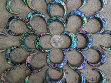 Load image into Gallery viewer, Abalone Double Sided Moons