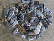 Load image into Gallery viewer, Dendritic Opal Coffin Cabochons