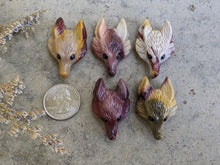 Load image into Gallery viewer, Mookaite Wolf Pendant