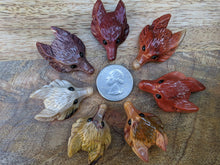 Load image into Gallery viewer, Mookaite Wolf Pendant