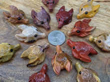 Load image into Gallery viewer, Mookaite Wolf Pendant