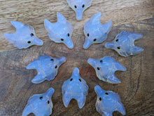 Load image into Gallery viewer, Opalite Wolf Pendant