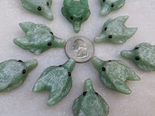 Load image into Gallery viewer, Amazonite Wolf Pendant