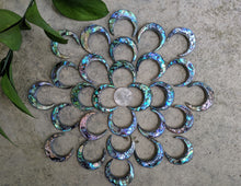 Load image into Gallery viewer, Handmade Abalone Crescent Moon Pendant
