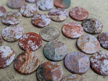 Load image into Gallery viewer, Ocean Jasper Faceted Cabochons