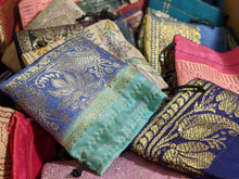 Load image into Gallery viewer, Silk Sari Drawstring Bags