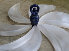 Load image into Gallery viewer, Selenite Satine Spar Crecent Moon Bowl