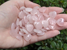 Load image into Gallery viewer, Rose Quartz Small Drilled Hearts