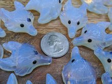 Load image into Gallery viewer, Opalite Wolf Pendant