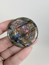 Load image into Gallery viewer, Labradorite Pentacle Cabochon