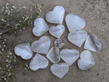 Load image into Gallery viewer, Selenite Satin Spar Puffy Hearts