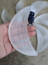 Load image into Gallery viewer, Selenite Satine Spar Crecent Moon Bowl