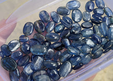 Load image into Gallery viewer, Clearance Imperfect Kyanite Oval Cabochons (Blue)
