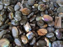 Load image into Gallery viewer, Labradorite Rose Cut Doublets