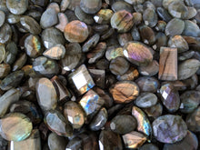 Load image into Gallery viewer, Labradorite Rose Cut Doublets