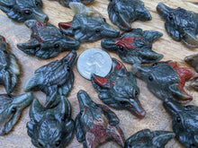 Load image into Gallery viewer, Bloodstone (African) Wolf Pendant