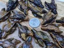 Load image into Gallery viewer, Tigers Eye Wolf Pendant