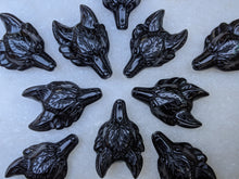 Load image into Gallery viewer, Obsidian Wolf Pendant