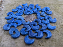 Load image into Gallery viewer, Clearance Howlite Crescent Moon Bead (Dyed)