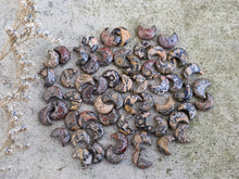 Load image into Gallery viewer, Leopardskin Jasper Crescent Moon Bead