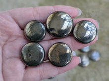 Load image into Gallery viewer, Apache Pyrite Round Cabochons