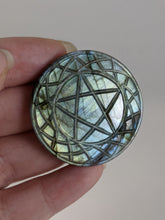 Load image into Gallery viewer, Labradorite Pentacle Cabochon