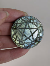 Load image into Gallery viewer, Labradorite Pentacle Cabochon