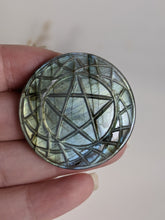 Load image into Gallery viewer, Labradorite Pentacle Cabochon