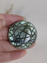 Load image into Gallery viewer, Labradorite Pentacle Cabochon