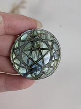 Load image into Gallery viewer, Labradorite Pentacle Cabochon
