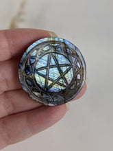 Load image into Gallery viewer, Labradorite Pentacle Cabochon