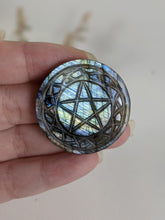 Load image into Gallery viewer, Labradorite Pentacle Cabochon