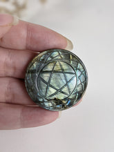 Load image into Gallery viewer, Labradorite Pentacle Cabochon
