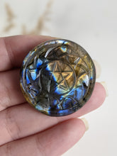 Load image into Gallery viewer, Labradorite Pentacle Cabochon