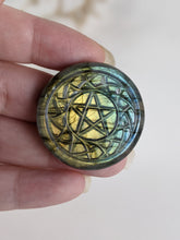Load image into Gallery viewer, Labradorite Pentacle Cabochon