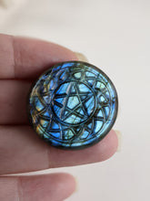 Load image into Gallery viewer, Labradorite Pentacle Cabochon