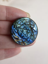 Load image into Gallery viewer, Labradorite Pentacle Cabochon