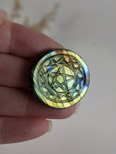 Load image into Gallery viewer, Labradorite Pentacle Cabochon