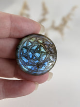 Load image into Gallery viewer, Labradorite Pentacle Cabochon