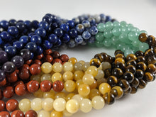 Load image into Gallery viewer, Chakra 8mm Round Beads