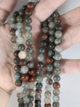 Load image into Gallery viewer, Bloodstone (African) 8mm Round Beads