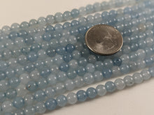 Load image into Gallery viewer, Aqua Jade Round Beads - 6mm
