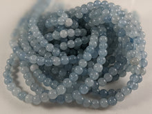 Load image into Gallery viewer, Aqua Jade Round Beads - 6mm
