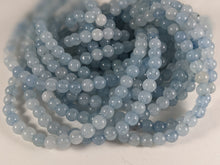 Load image into Gallery viewer, Aqua Jade Round Beads - 6mm
