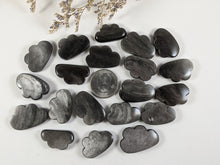 Load image into Gallery viewer, Silver Sheen Obsidian Cloud Cabochon