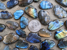 Load image into Gallery viewer, Labradorite Cloud Cabochons