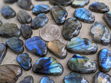 Load image into Gallery viewer, Labradorite Cloud Cabochons