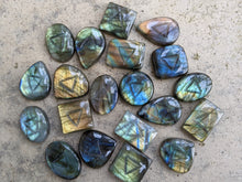 Load image into Gallery viewer, Labradorite Elemental Signs - Fire and Water