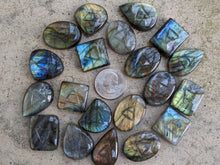 Load image into Gallery viewer, Labradorite Elemental Signs - Air and Earth
