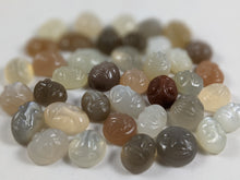 Load image into Gallery viewer, Sri Lanka Moonstone Carved Face Cabochons